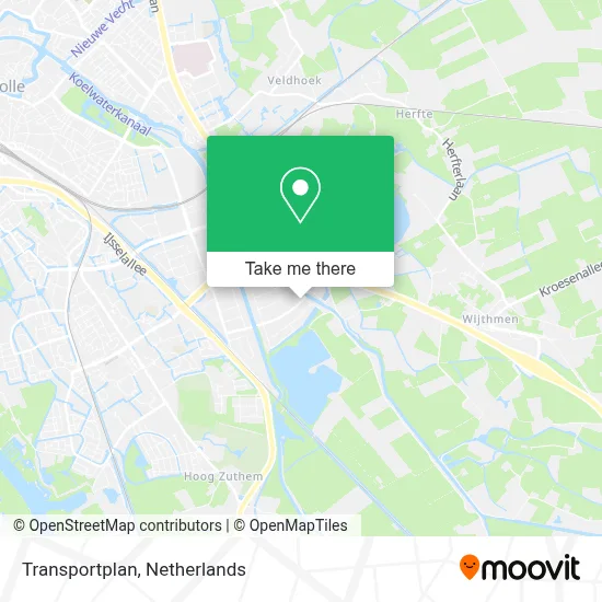 Transportplan map