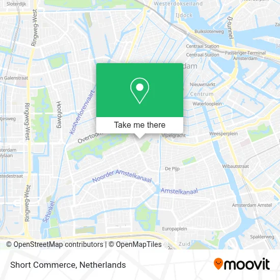 Short Commerce map