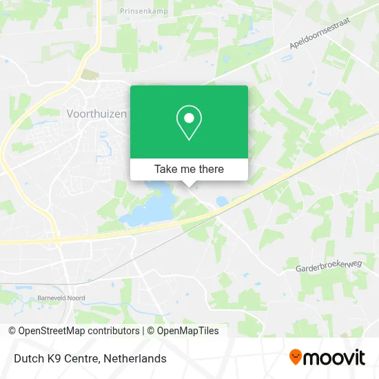 Dutch K9 Centre map