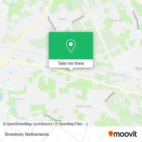 Breedven map