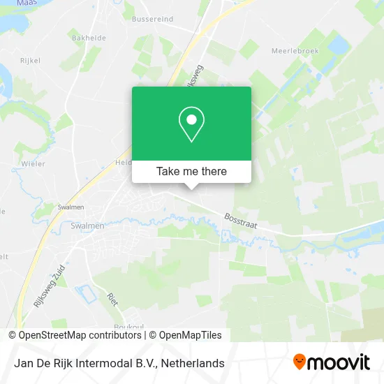 Jan De Rijk Intermodal B.V. map