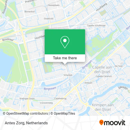 Antes Zorg map
