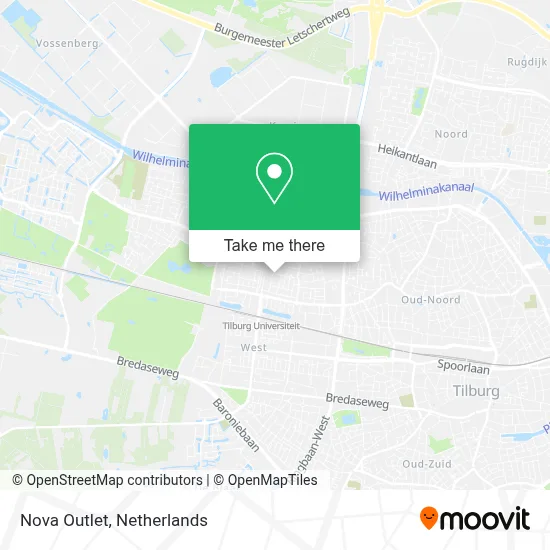 Nova Outlet map