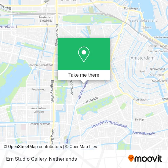 Em Studio Gallery map