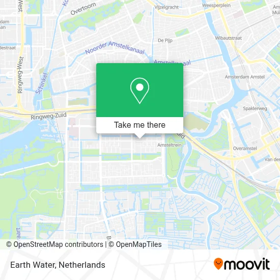 Earth Water map