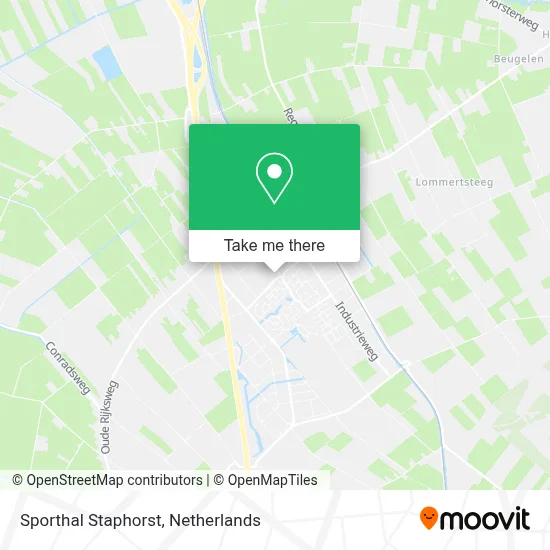 Sporthal Staphorst map