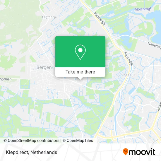 Klepdirect map