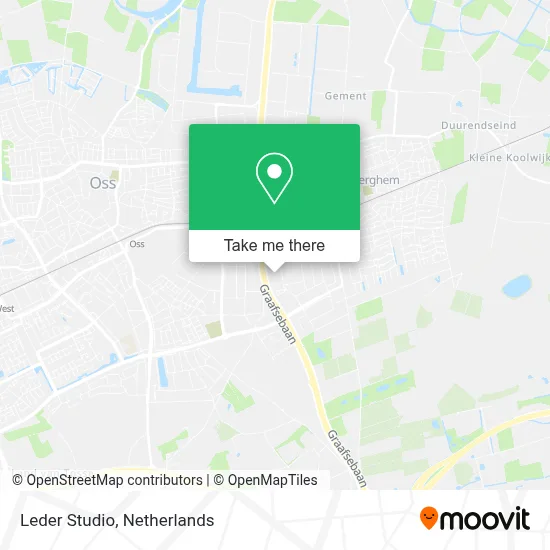 Leder Studio map