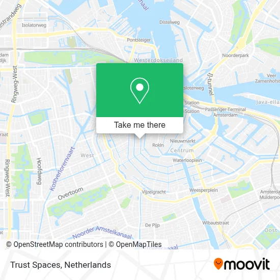 Trust Spaces map