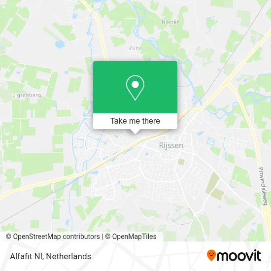 Alfafit Nl map