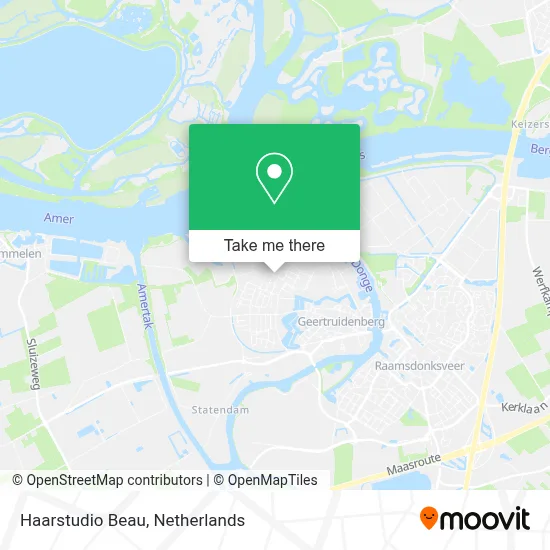 Haarstudio Beau map