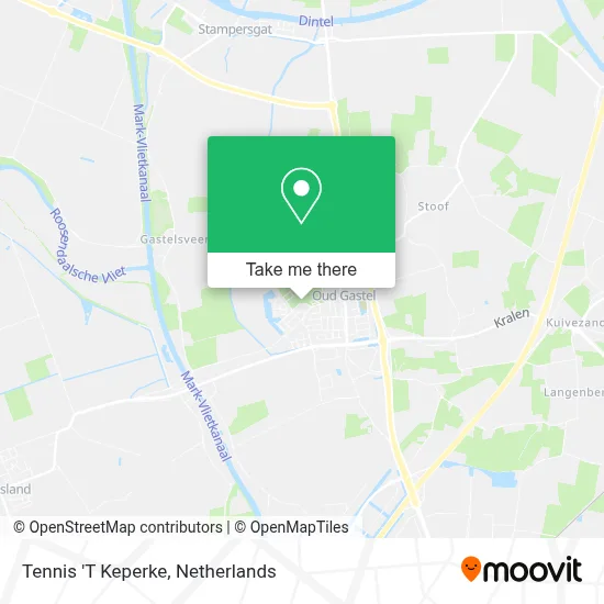 Tennis 'T Keperke map