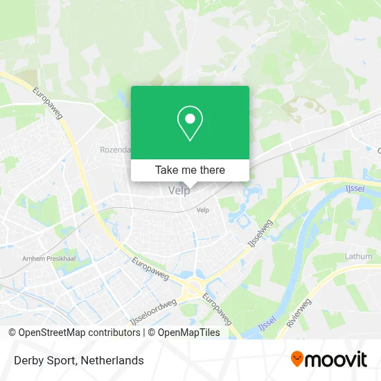 Derby Sport map