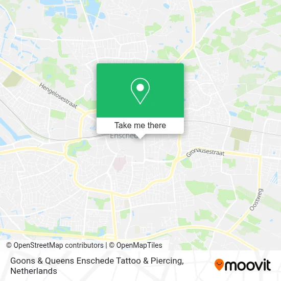 Goons & Queens Enschede Tattoo & Piercing map