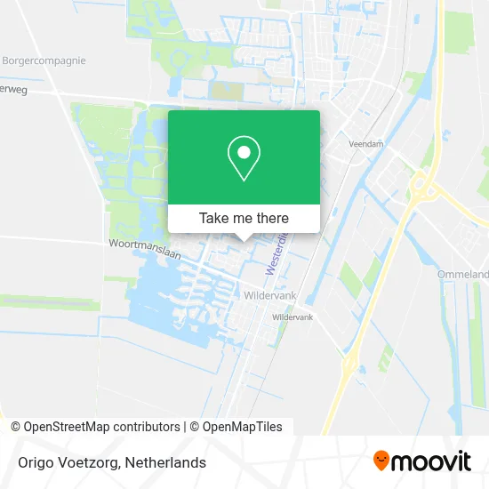 Origo Voetzorg map