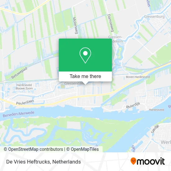 De Vries Heftrucks map