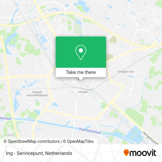 Ing - Servicepunt map