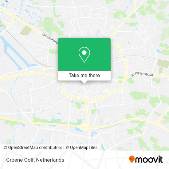Groene Golf map