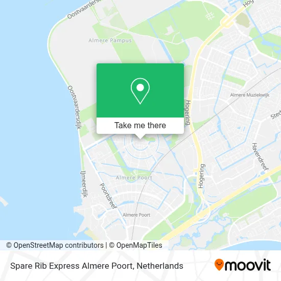 Spare Rib Express Almere Poort map