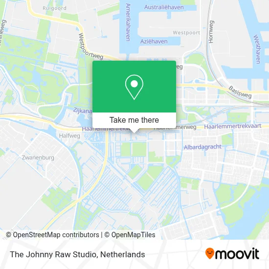 The Johnny Raw Studio map