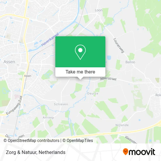 Zorg & Natuur map