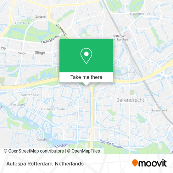 Autospa Rotterdam Karte