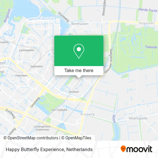 Happy Butterfly Experience map