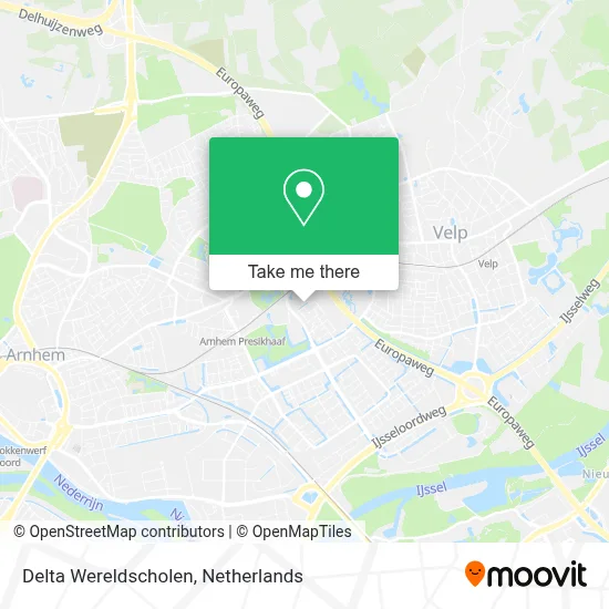 Delta Wereldscholen map