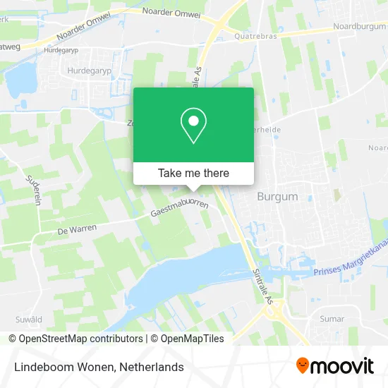 Lindeboom Wonen map