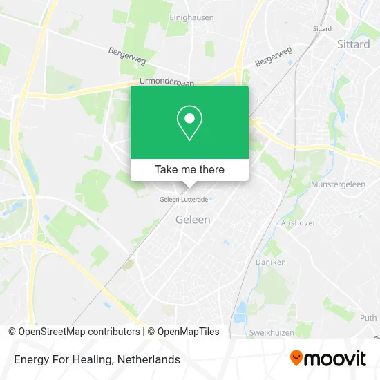 Energy For Healing map