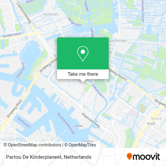 Partou De Kinderplaneet map