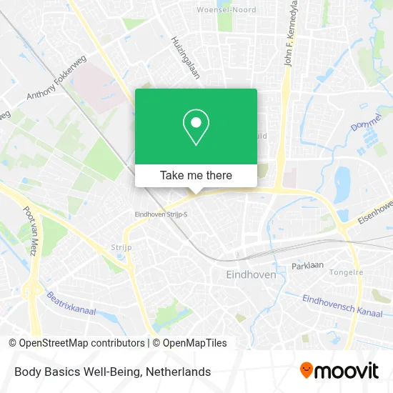 Body Basics Well-Being map