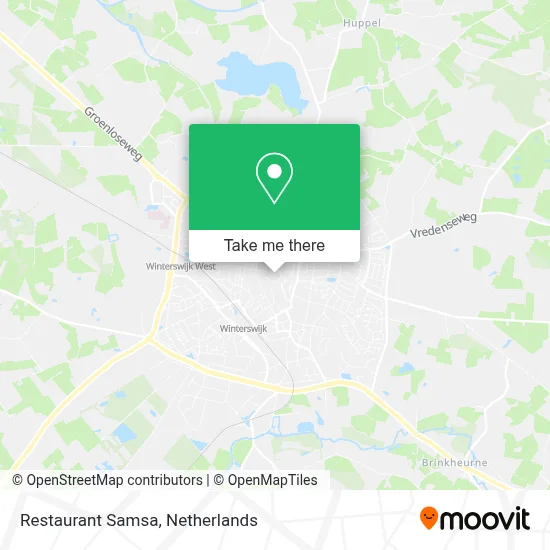 Restaurant Samsa map