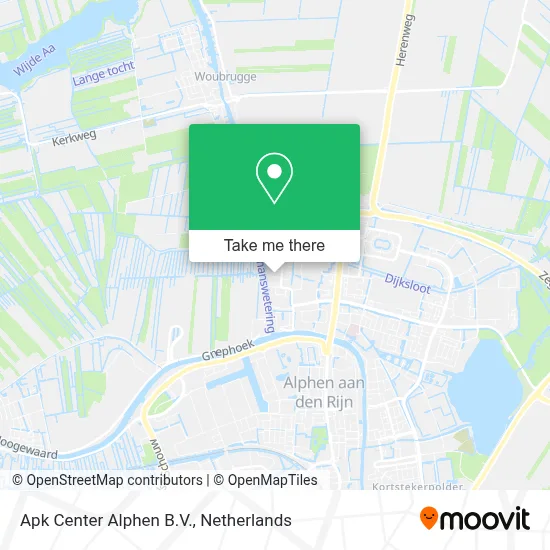 Apk Center Alphen B.V. map