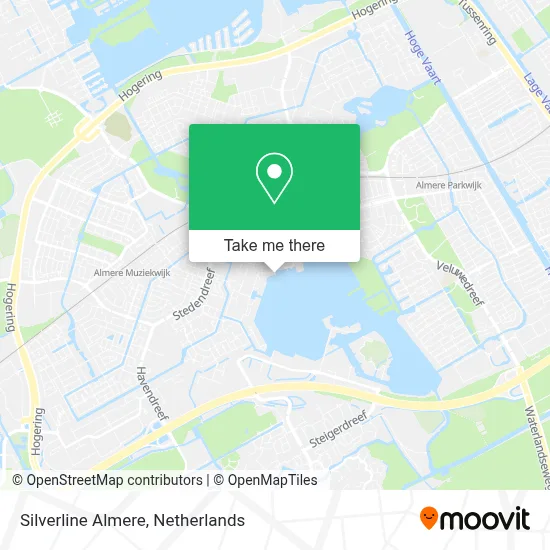 Silverline Almere map