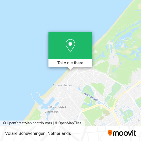 Volare Scheveningen map