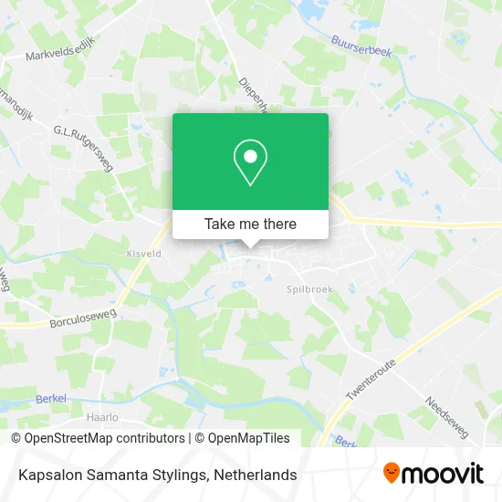 Kapsalon Samanta Stylings map