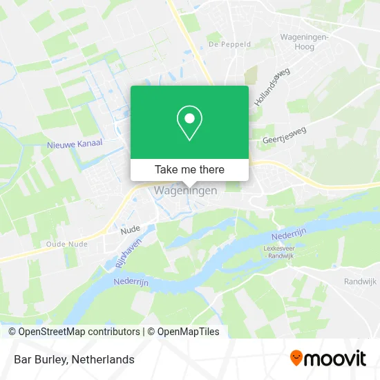 Bar Burley map