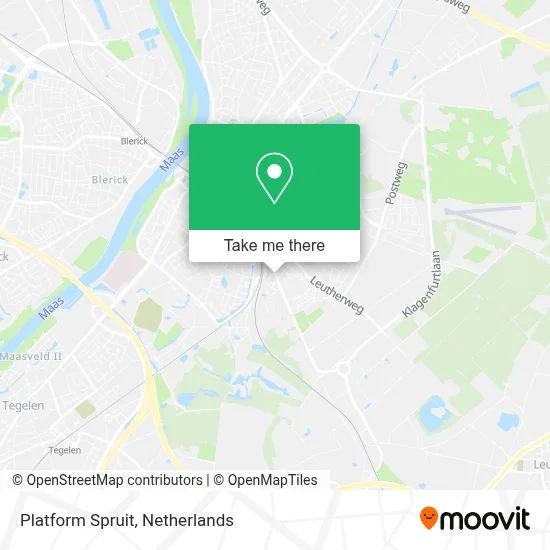Platform Spruit map