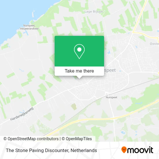 The Stone Paving Discounter map