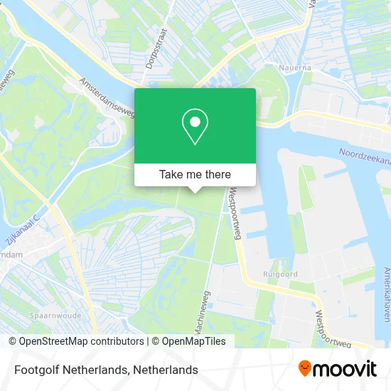 Footgolf Netherlands map