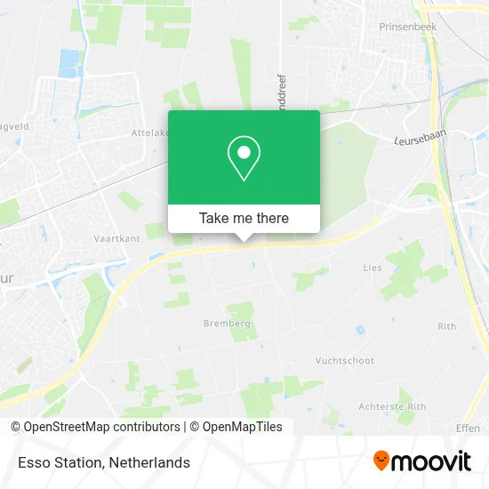 Esso Station map