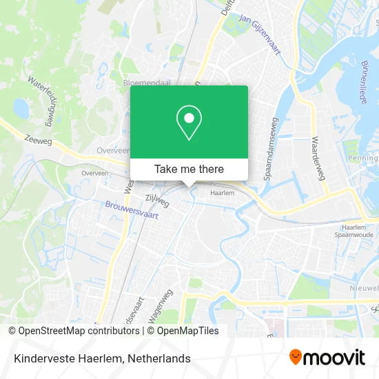 Kinderveste Haerlem map