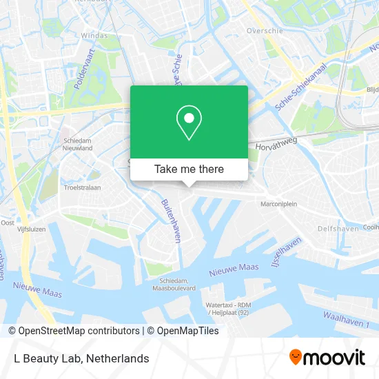 L Beauty Lab map