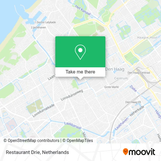 Restaurant Drie map