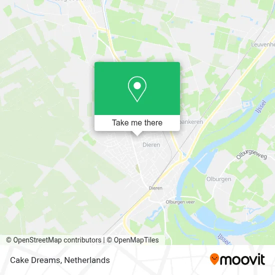 Cake Dreams map