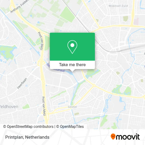 Printplan map