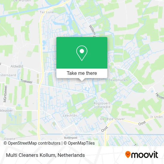 Multi Cleaners Kollum map