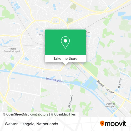 Webton Hengelo map