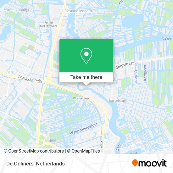 De Onliners Karte